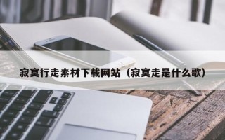安岳寂寞行走素材下载网站（寂寞走是什么歌）